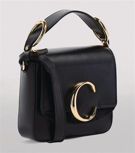 chloe leather purse|chloe bag black leather.